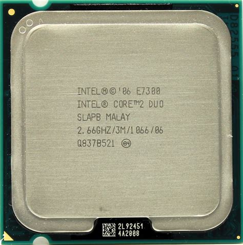 Intel core 2 duo e7300 2 6 ghz